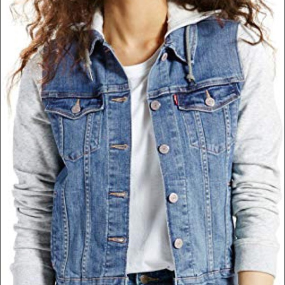Levi Strauss Sweatshirt Jean jacket